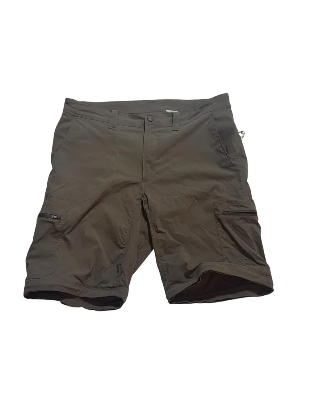L.L.Bean Cresta Hiking Cargo Shorts Men’s 34 Brown Nylon Spandex 11”
